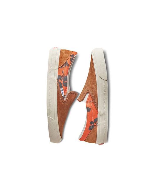 Vans Brown Modernica X Og Classic Slip-On Lx 'Hawaiian' for men