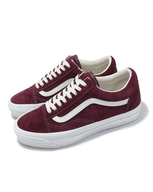 Vans Red Premium Old Skool 36 'Port Royale' for men