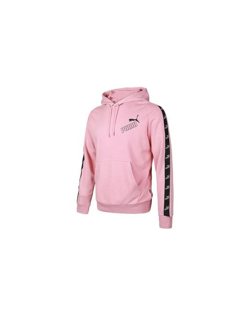 PUMA Pink Amplified Hoodie for men