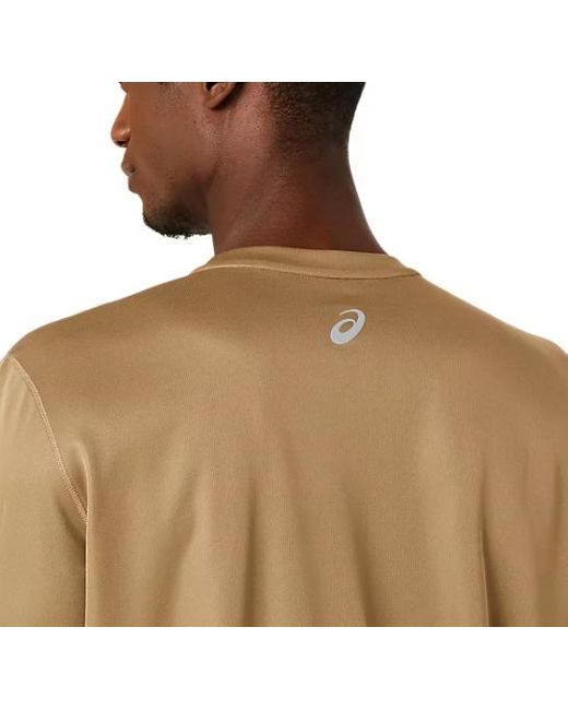 Asics Natural Fujitrail Running Long Sleeves T-Shirt 'Oatmeal' for men