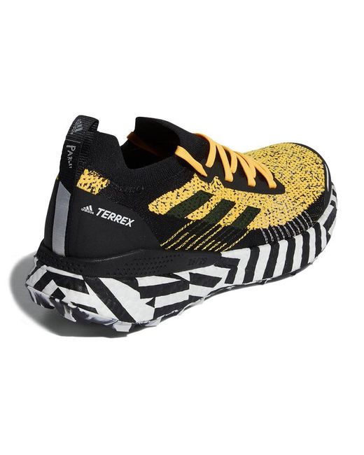 Adidas Black Terrex Two Ultra Primeblue 'Solar' for men