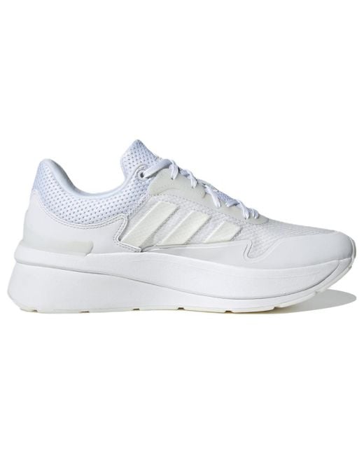 Adidas White Znchill Lightmotion+ Shoes 'Cloud' for men