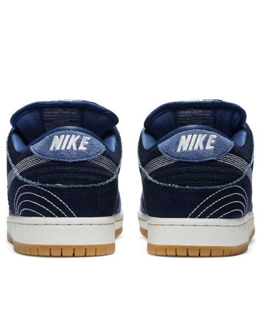 Nike Blue Dunk Low Pro Prm Sb 'Sashiko Pack' for men