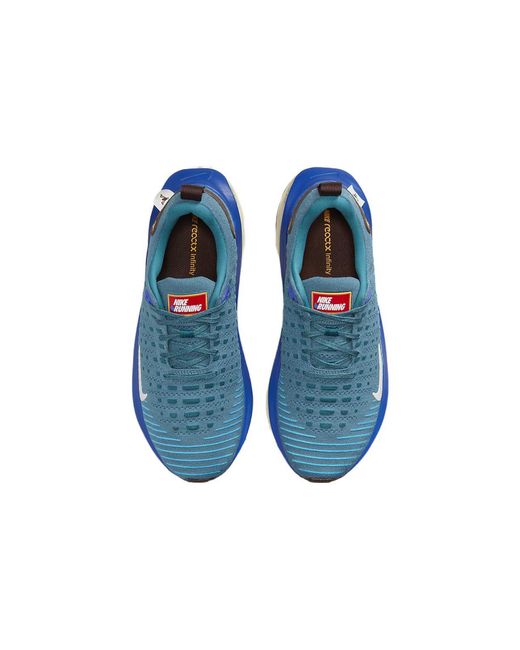 Nike Blue React Infinity Run Flyknit 4 'Aqua' for men