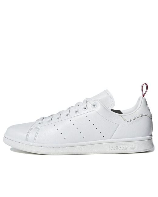 Adidas White Stan Smith 'Tri-Color Tab' for men