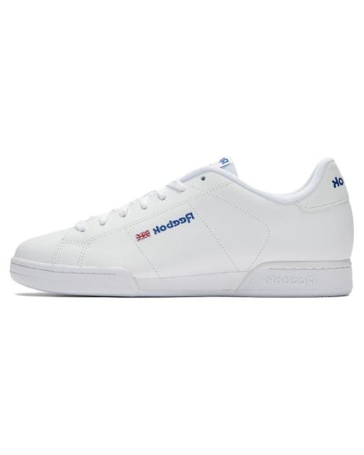 Reebok White Npc Ii Royal' for men