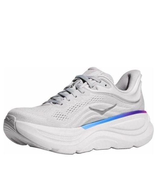 Hoka One One White Bondi 9 Wide 'Cosmic' for men