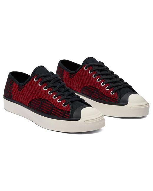 Converse Red Jack Purcell Rally 'Patchwork for men