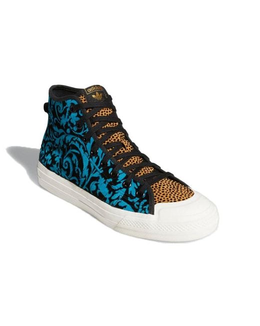 Adidas Blue Nizza Hi Rf for men