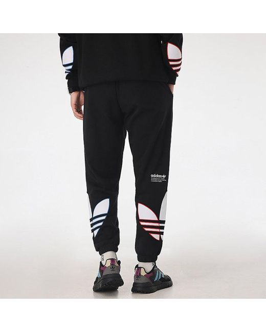 Adidas Black Originals Knit Casual Long Pants for men