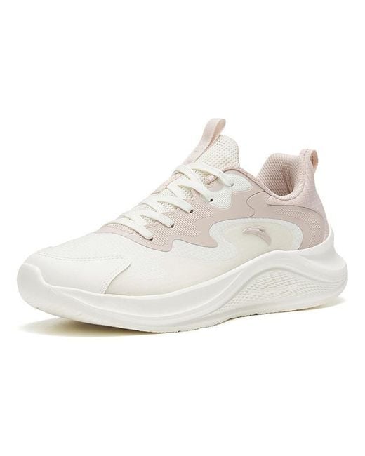 Anta White Lightweight Running Shoes