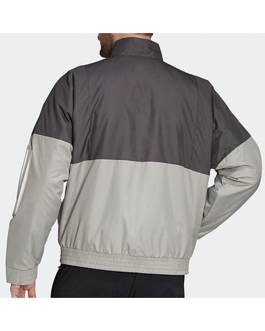 Adidas Gray Bts Light Jack Windbreak Jacket for men