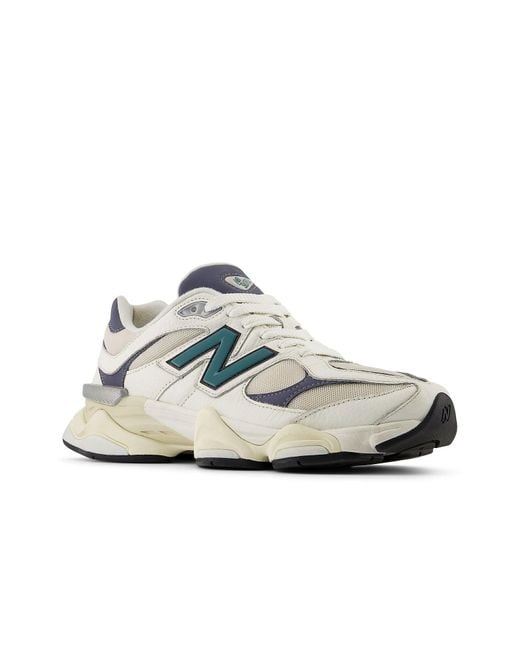 New Balance White 9060 'New Spruce' for men