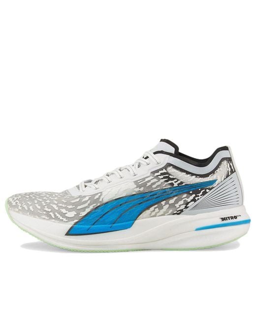 PUMA Blue Deviate Nitro Elite Racer 'Wildwash' for men