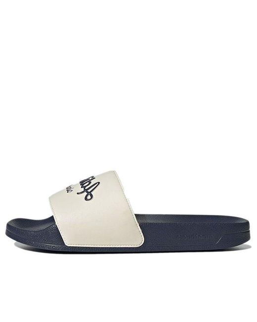 Adidas Blue Adilette Shower Slide Shadow' for men