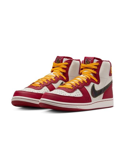 Nike Red X Tuskegee University Terminator High 'Golden Tigers' for men