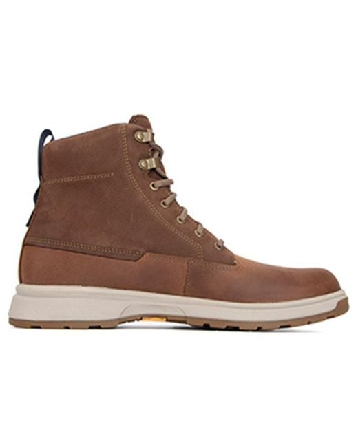 Timberland Brown Atwells Ave Waterproof Boots 'Ruse Full Grain' for men