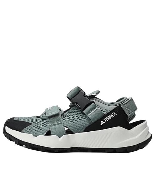 Adidas Black Terrex Hydroterra Core Crystal Jade' for men