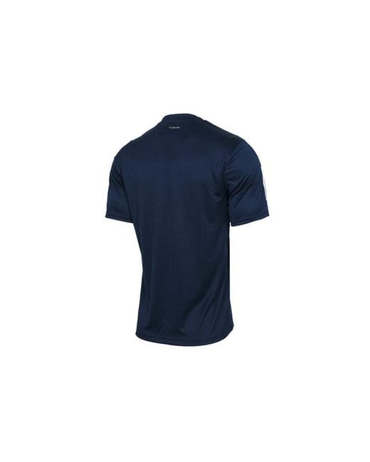 Adidas Blue Tennis Sports Round Neck Short Sleeve for men