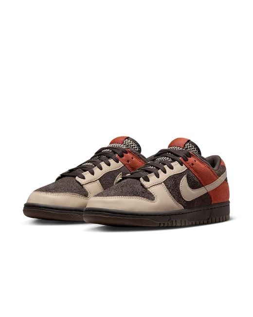Nike Brown Dunk Low Panda' for men