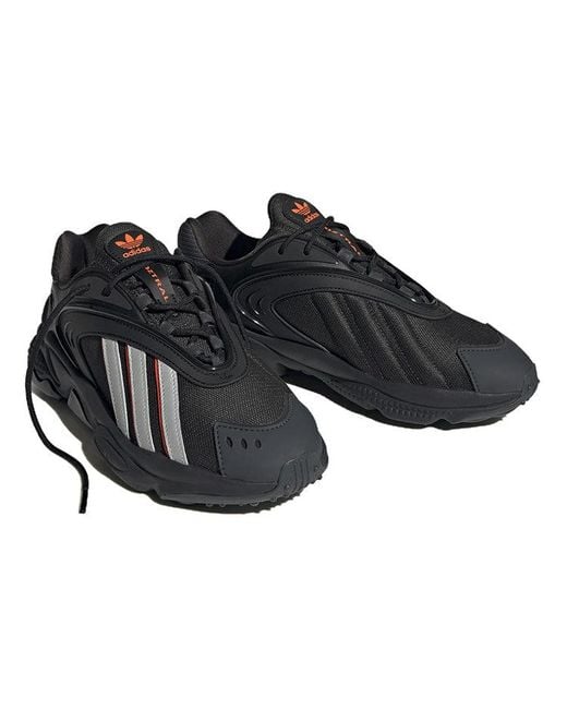 Adidas Black Originals Oztral Shoes 'Core Solar' for men