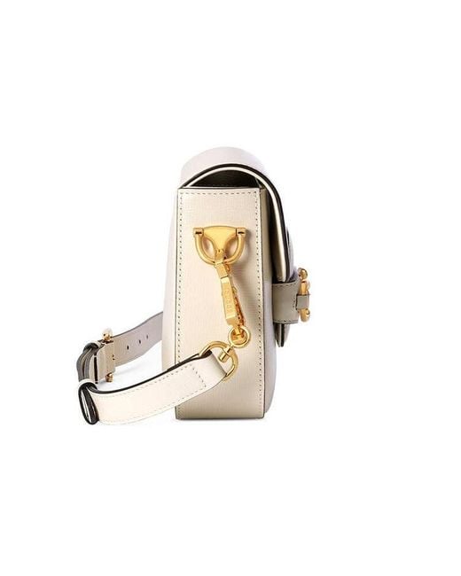Gucci Natural (Wmns) Horsebit 1955 Retro Shoulder Messenger Bag 'Cream'