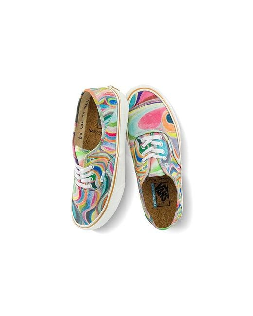 Vans Blue Chris Johanson X Authentic Sf 'Swirl' for men