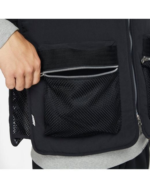 Nike Blue Full-Zip Premium Basketball Vest for men