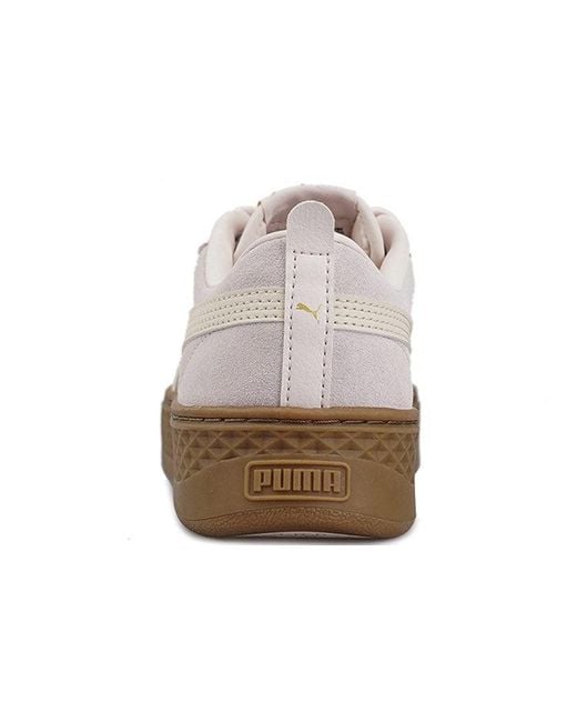 PUMA White Smash Platform