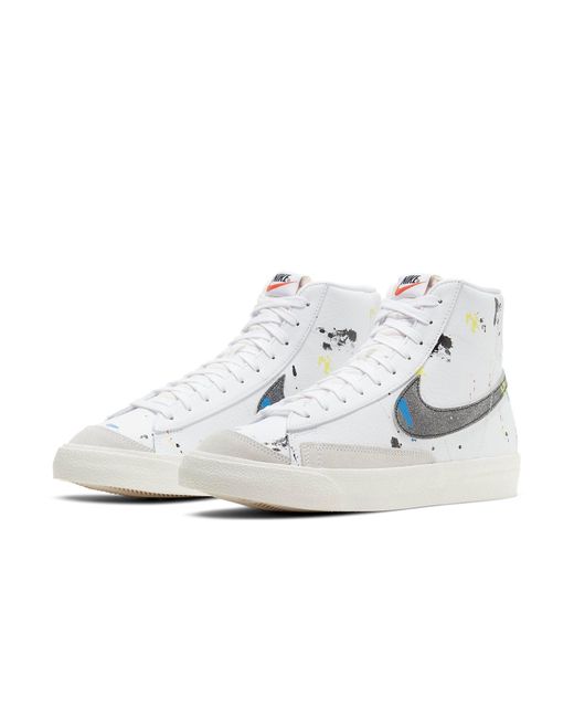 Nike White Blazer Mid '77 'Paint Splatter' for men