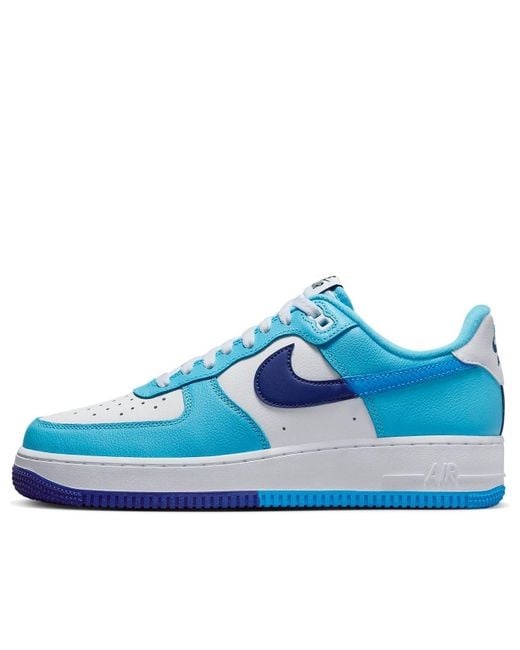 Nike Blue Air Force 1 Low Split 'Light Photo' for men