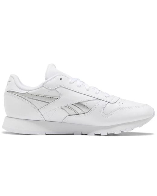 Reebok White (Wmns) Classic Leather Metallic'