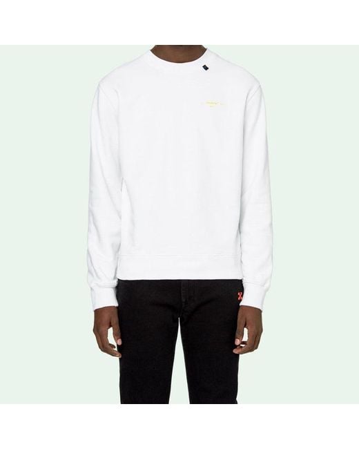 Off-White c/o Virgil Abloh Metallic C/O Virgil Abloh Acrylic Arrows Sweatshirt for men