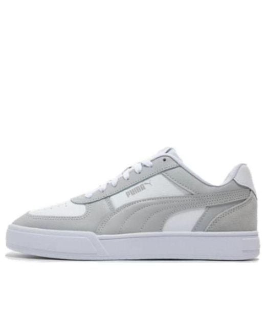 PUMA White Caven 2.0 Sneakers for men