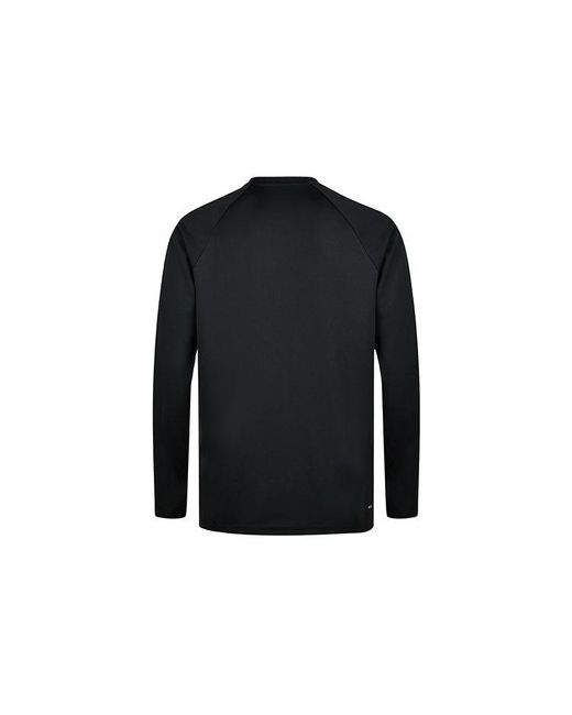 Li-ning Black Badminton Series Quick Dry Sports Round Neck Top for men