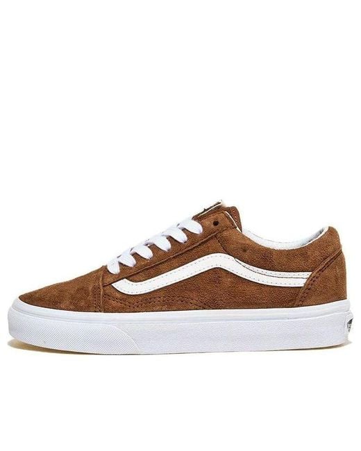 Vans Brown Old Skool 'Pig Suede for men