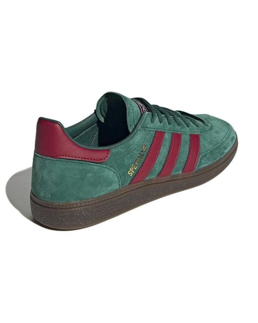 Adidas Green Handball Spezial 'Collegiate Burgundy' for men