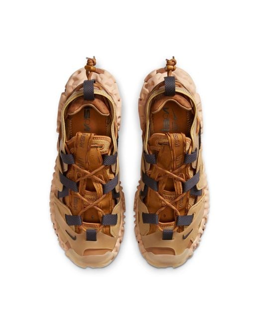 Nike Brown Ispa Overreact Sandal 'Club' for men