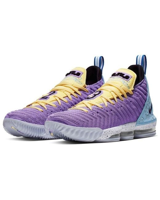 Nike Purple Lebron 16 'Lakers Heritage' for men