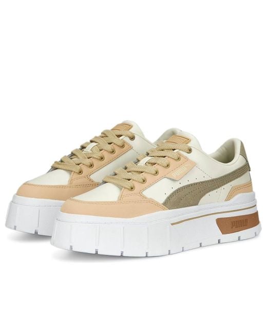 PUMA White (Wmns) Mayze Stack Luxe