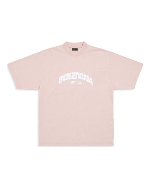 BALENCIAGA ピンク Tシャツ バックプリント Balenciaga Back Flip T-Shirt 'Light' in Pink for Men | Lyst UK