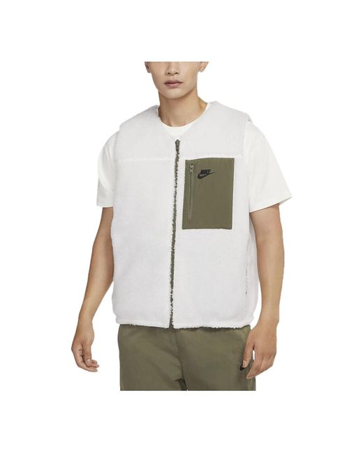 Nike Club+ Reversible Winterized Vest in White for Men | Lyst