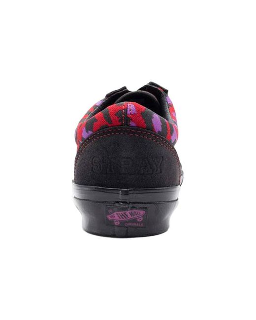 Vans Red Stray Rats X Vault Ua Old Skool Ns Og Lx 'Raven Racing' for men