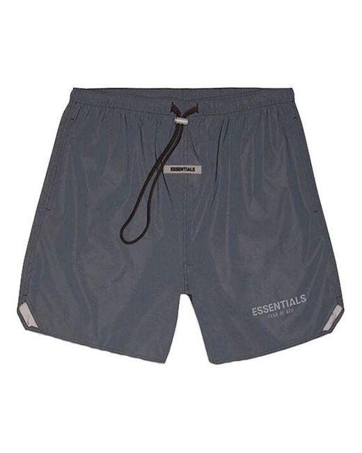 Fear Of God Blue Fw20 Reflective Volley Shorts for men