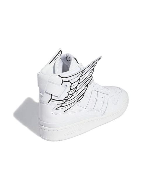 Adidas White Jeremy Scott X Wings 4.0 'Cloud' for men