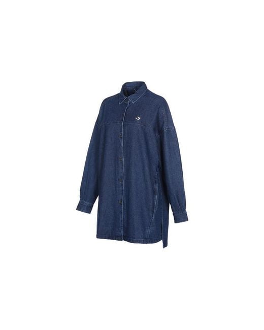 Converse Blue (Wmns) Utility Woven Shirt