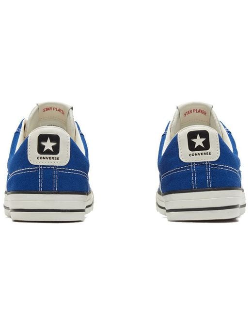 Converse Blue Star Player Retro Casual Skateboarding Shoes for men