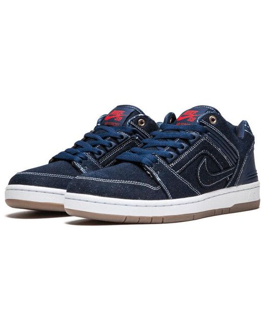 Nike Blue Men's Sb Air Force Ii Low Qs Skate Shoe for men