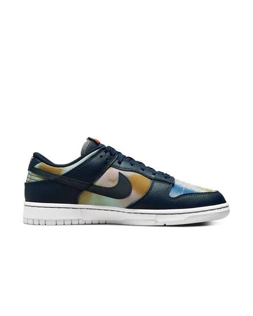 Nike Blue Dunk Low Premium 'Graffiti Pack for men