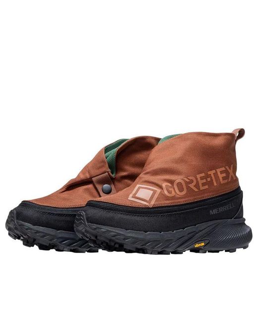 Merrell Brown 1Trl Agility Peak 5 Gore-Tex Zip Off Se 'Rye Viridian' for men